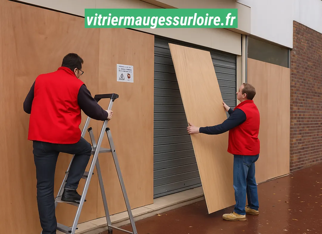 Mise en sécurité fermeture provisoire Mauges-sur-Loire