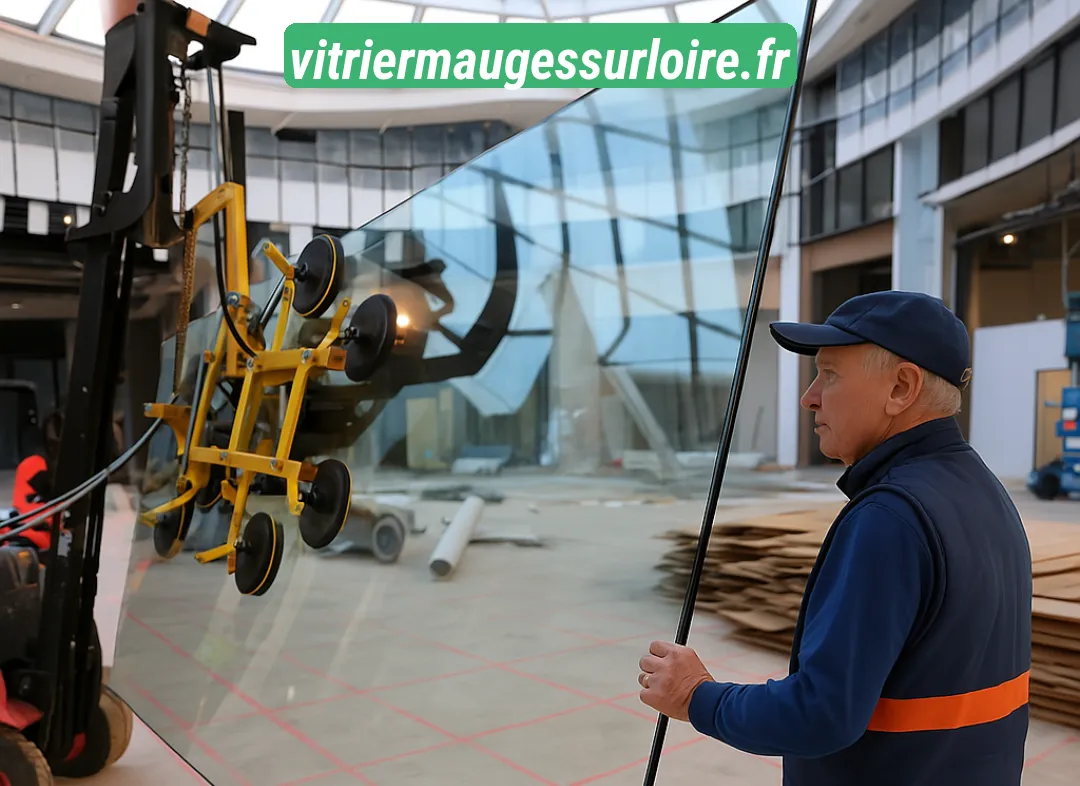 Remplacement de vitrine magasin Mauges-sur-Loire